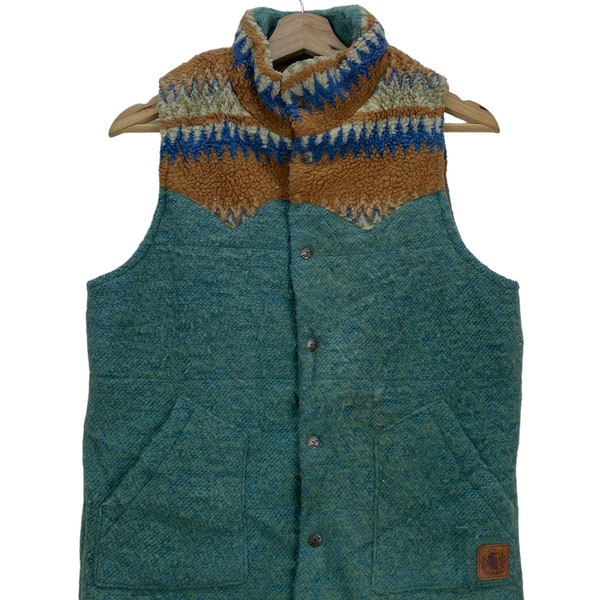 Taille Petite Veste Gilet Style Japon Titicaca Fleece Très Rare