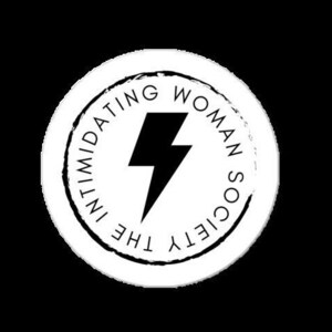 Intimidating Woman Society Sticker