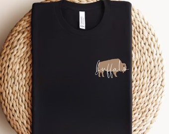 Buffalo Neutral Unisex Long Sleeve Tee