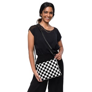 Checkered Crossbody