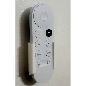 Chromecast with Google TV HD 4K Remote Control Wall Mount Holder 3D Printed, Buy 1 get 1 Free!!