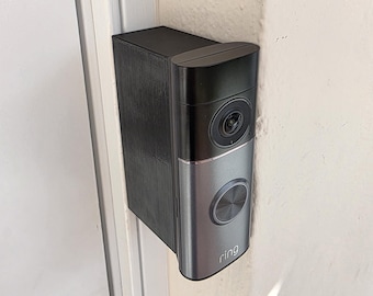 Ring Wired Doorbell Pro 3rd Gen Retinal 4K Custom Expander Spacer Mounting Bracket 0.5" - 5" 3D Printed. UV Resistant. Doorbell Not Included