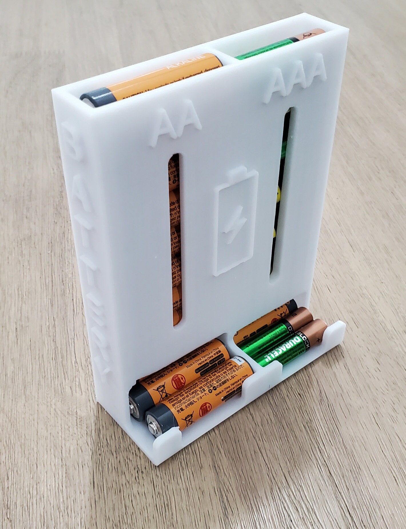 AAAAA Battery Storage Dispenser Case Holder Box Organizer 3D Etsy