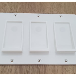 Lutron Pico Smart Remote Control Caséta Wireless Dimmer Triple Wall Plate Mount. 3D Printed. Remote not included