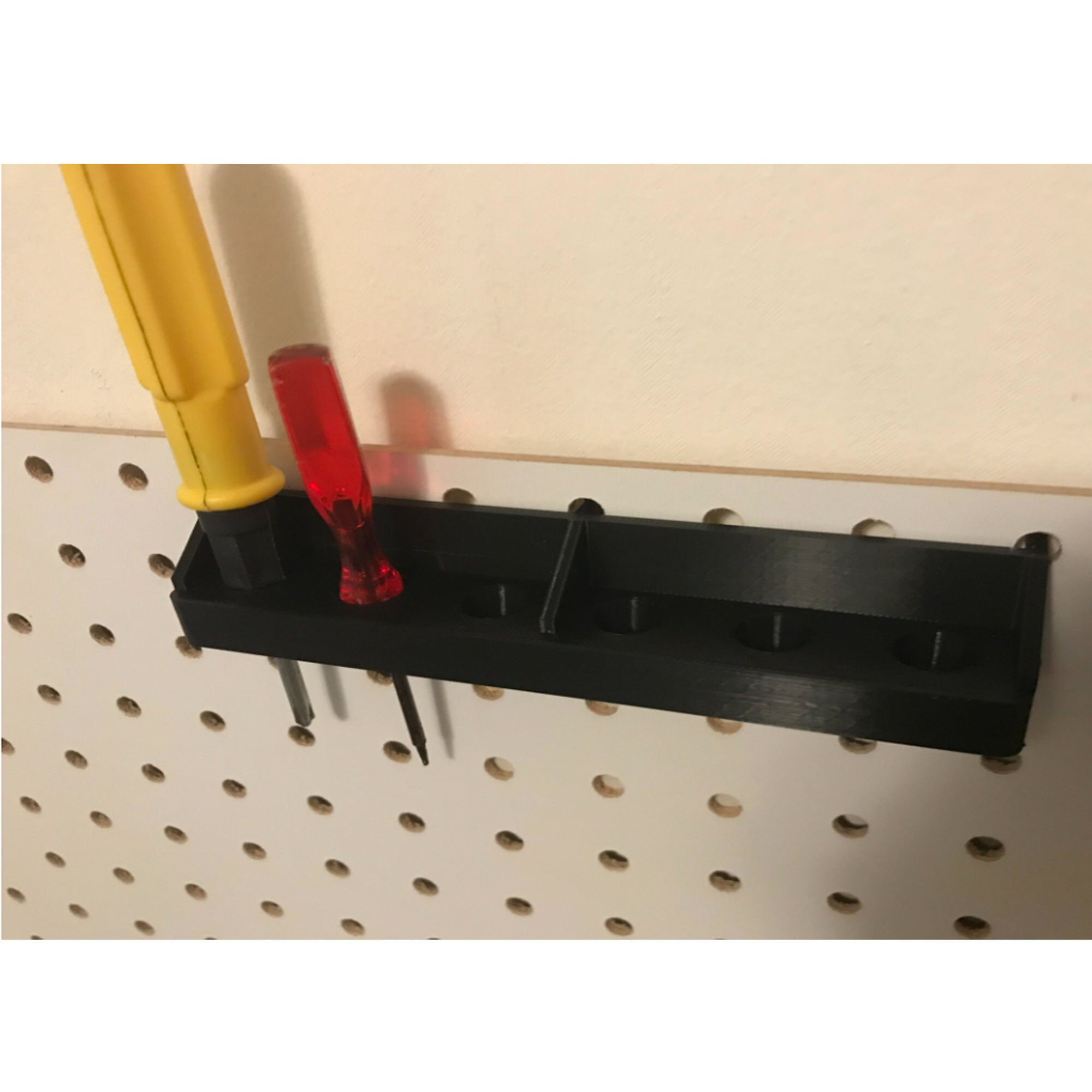 Pegboard Screwdriver Holder Tool Utility Hooks Wallpeg 2 Pieces 3D