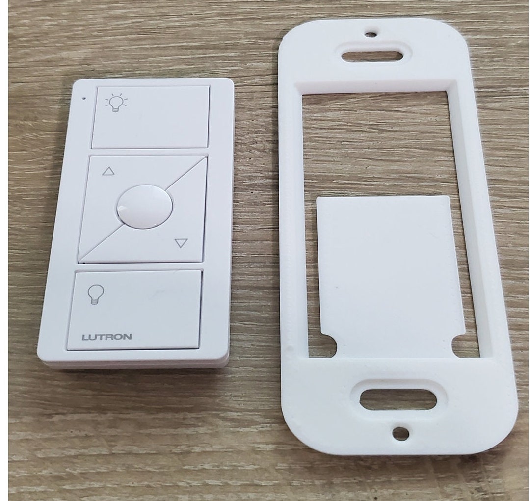 6-Pack Wallplate Brackets For Lutron Pico Remote – White, Wireless, Screw Mount