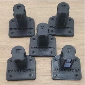 RYOBI One Tool Holder Wall Mount Organizer Tool 5 Pack 3D Printed