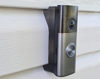 Ring Wired Doorbell Pro 3rd Gen Retinal 4K Dutch Lap 4.5 Siding Mounting Bracket Wedge 3D Printed UV Resistant
