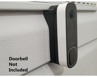 ecobee Video Doorbell Dutch Lap 4.5" Siding Mounting Bracket Wedge 3D Printed. UV Resistance. Doorbell Not Included