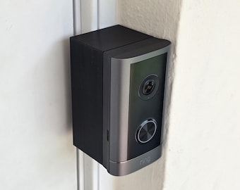 Ring Doorbell Elite Retinal 4K Custom Expander Spacer Mounting Bracket 0.75"- 5" 3D Printed UV Resistant