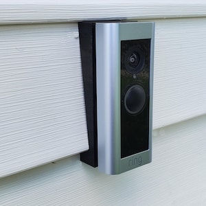 Ring Wired Doorbell Pro (Ring Pro 2) 4 inch Vinyl Siding Mounting Bracket Wedge. 3D Printed. UV Resistant. Doorbell Not Included
