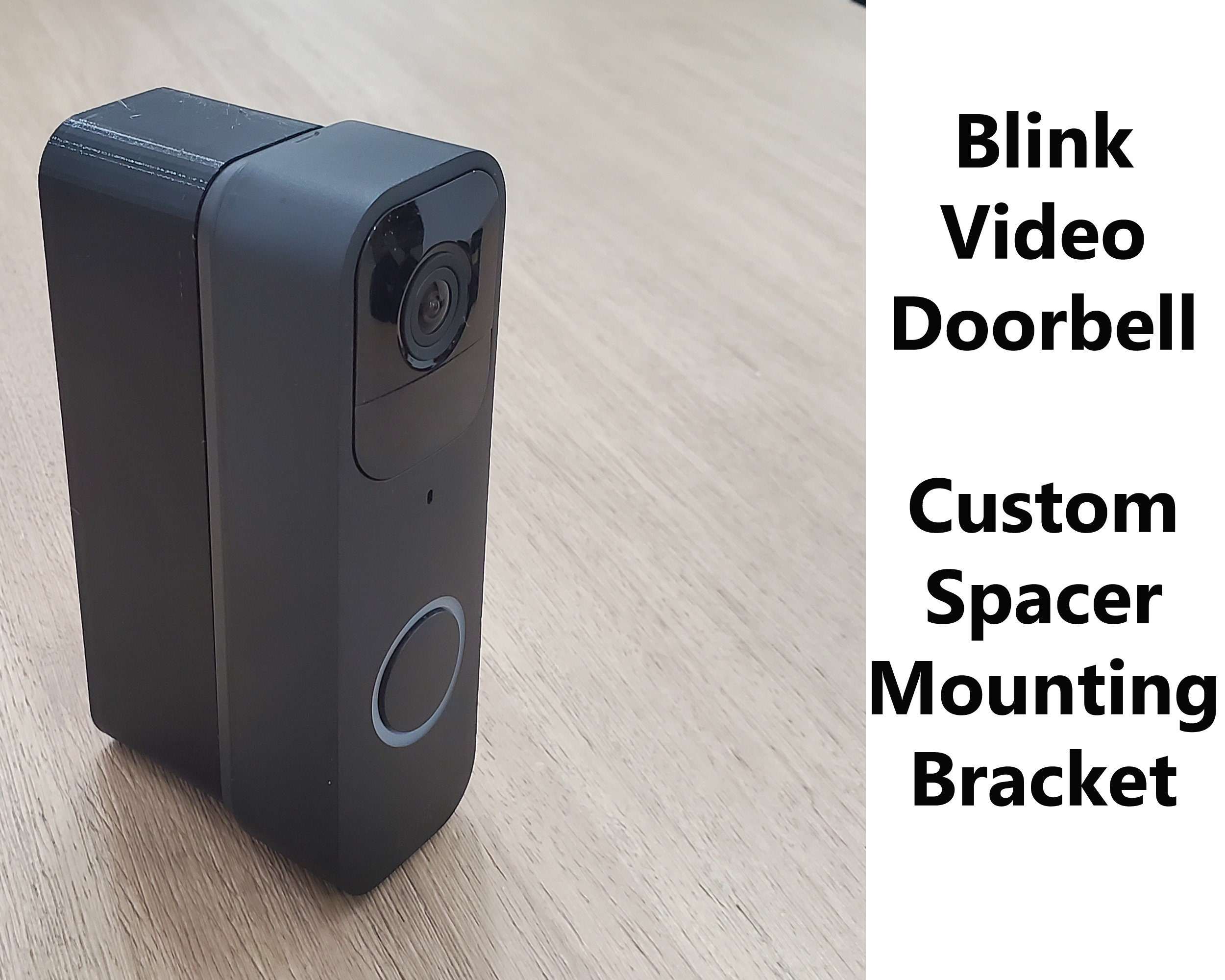 Blink Doorbell Mount Angle Adjustable Mount Kit - Blink Doorbell Camera  Angle Mount, Wide Angle Wall Brackets for Blink Video Doorbell Camera,  Blink
