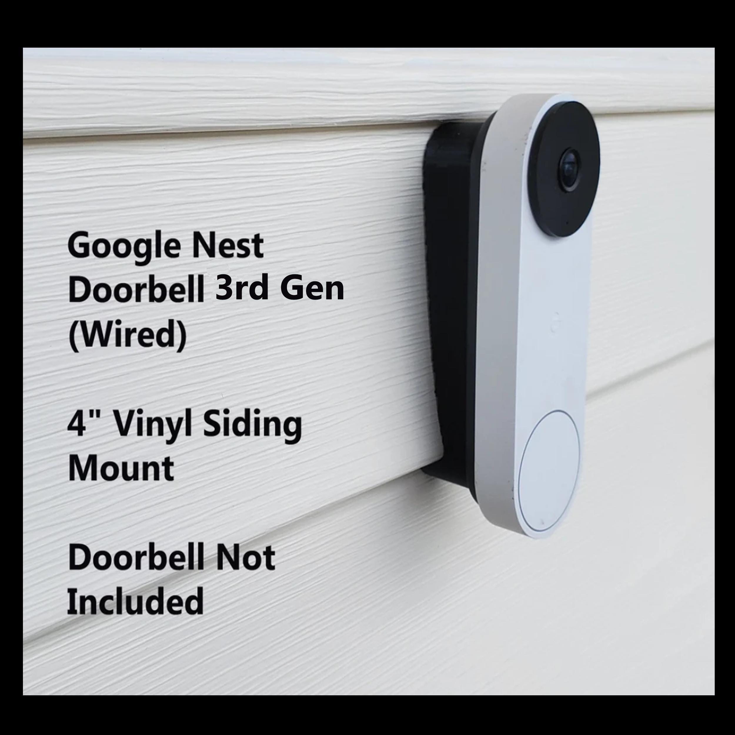 Google Nest Doorbell Wired 3rd Gen - 2K 4