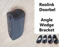 Reolink Doorbell Camera 2K+ 5MP Angle Mount Bracket Holder Wedge 25 35 45 65 Degree. Doorbell NOT Included. UV Resistance