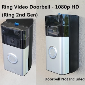 Ring 2nd Gen Wedge Video Doorbell Angle Mount Bracket Holder Wedge 3D Printed UV Resistance (Video Doorbell NOT Included)