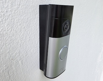 Ring Wired Doorbell Plus 2nd Gen Retinal 2K Vertical Wedge Up/Down Angle 5 - 10 Degree. 3D Printed UV Resistant