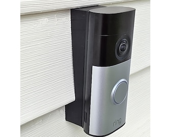 Ring Wired Doorbell Plus 2nd Gen Retinal 2K 4" Vinyl Siding Mounting Bracket Wedge. 3D Printed. UV Resistant