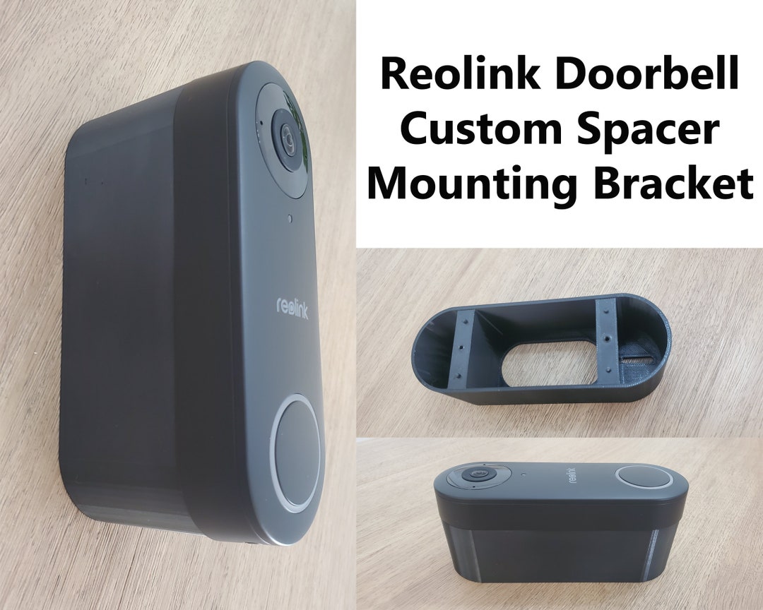 Reolink Doorbell Camera 2K 5MP Custom Spacer Mounting Bracket 0.53.5