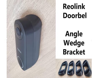 Reolink Doorbell Camera 2K+ 5MP Angle Mount Bracket Holder Wedge 25 35 45 60 90 Degree. Doorbell NOT Included. UV Resistance