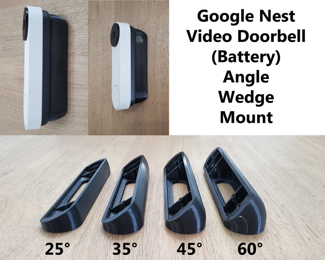 Google Nest Video Doorbell Battery Angle Mount Bracket