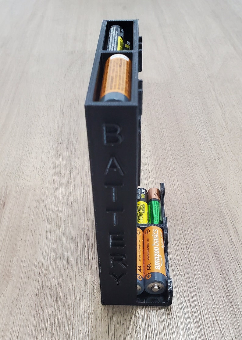 AAAAA Battery Storage Dispenser Case Holder Box Organizer 3D Etsy