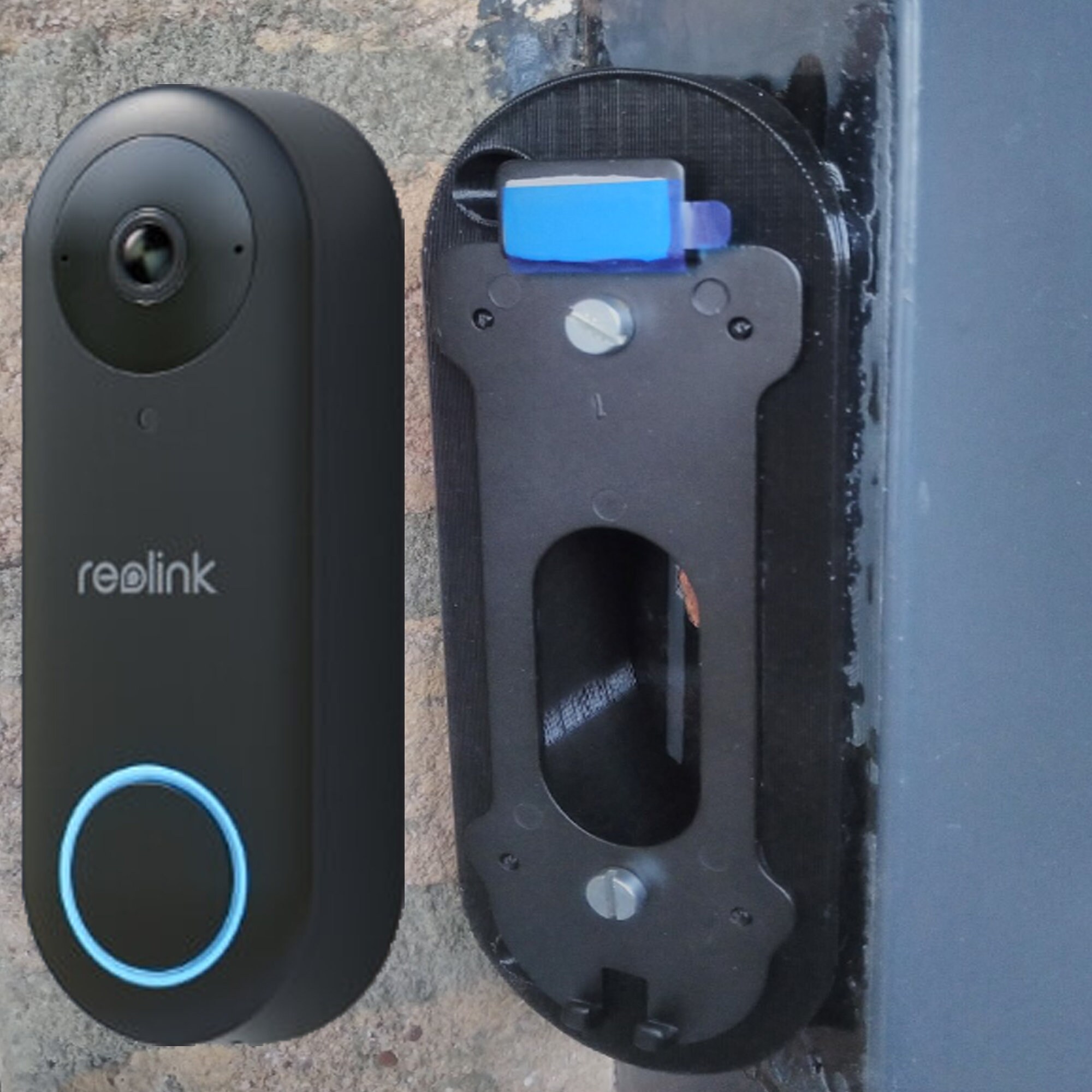 Reolink Doorbell Camera 2K 5MP Angle Mount Bracket Holder Wedge 35 40 45 Degree. Doorbell NOT