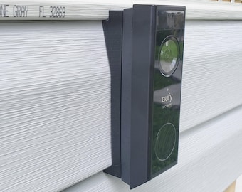 Eufy Video Doorbell E340 Dutch Lap 5 inch Siding Mount Bracket Wedge 3D Printed UV Resistant