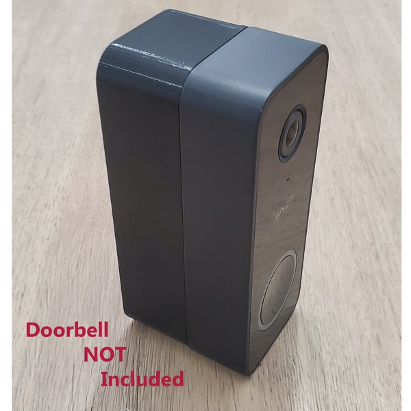 Wyze Video Doorbell v2 WVDWDV2 Custom spacer Mounting Bracket 0.5"-3.5". 3D Printed. UV Resistance. Doorbell NOT Included