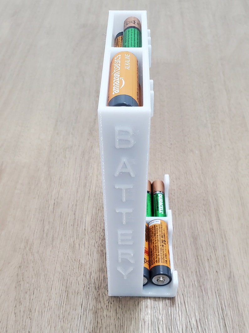 AAAAA Battery Storage Dispenser Case Holder Box Organizer 3D Etsy