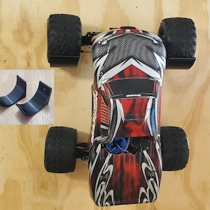 RC Car Wall Hangers Wheel Wall Mount 1/8 Buggy or 1/10 Truck/Drag Car. Traxxas, T-Maxx, Revo, Summit, etc . 3D Printed. UV Resistant