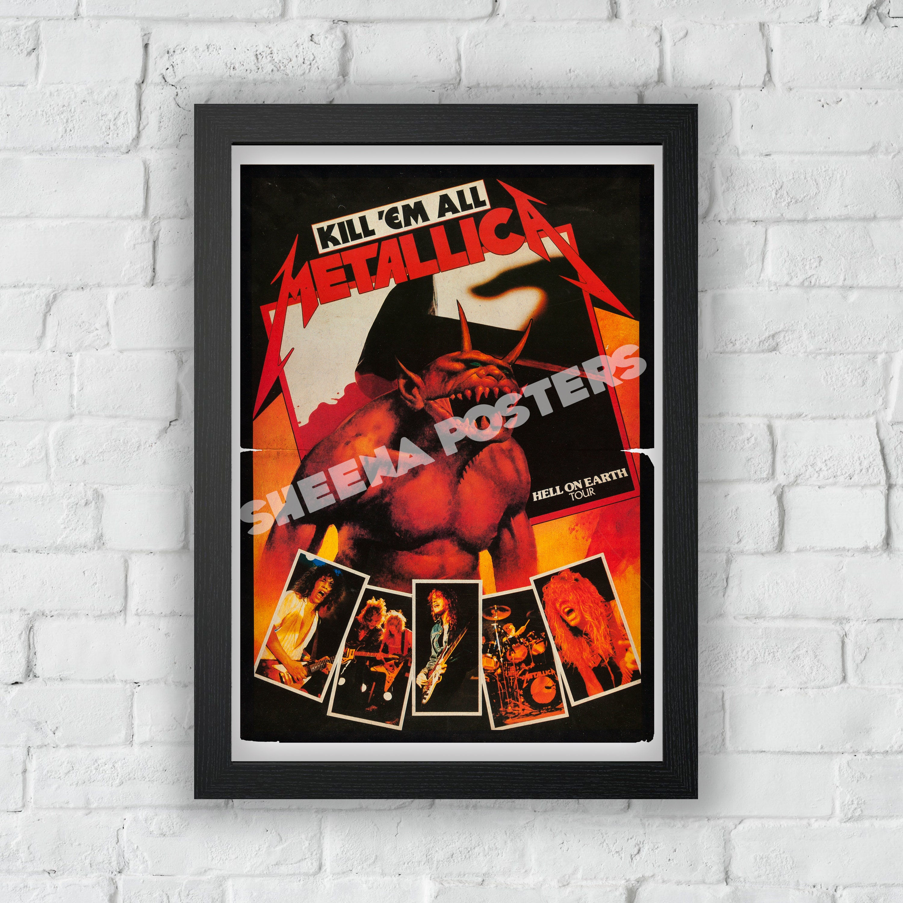 METALLICA Set 2 Chibi Posters Kill'Em All/Fire Guy (52x38cm)