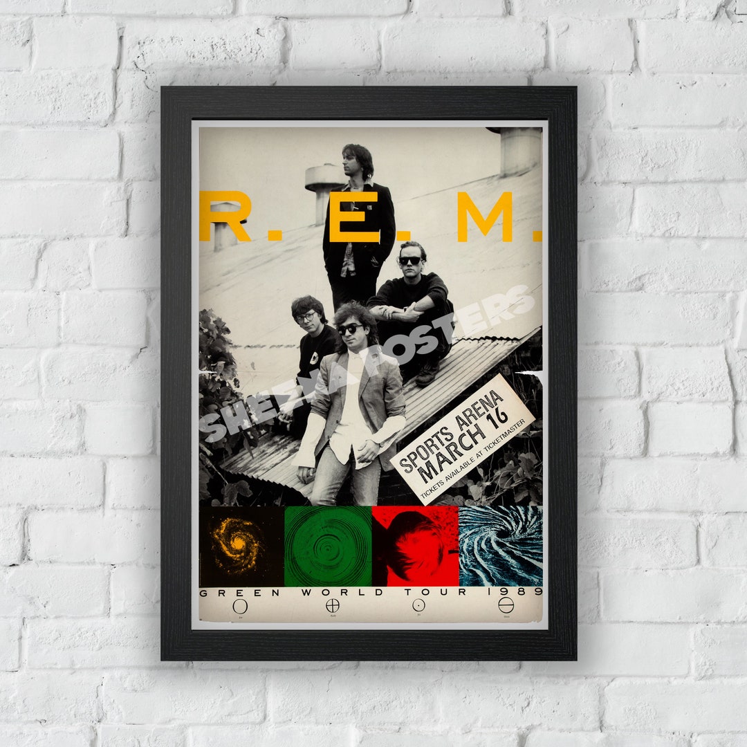 R.E.M Concert Print Vintage Advert Vintage Style Magazine Etsy