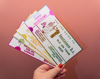 Foiled Concert Ticket - Any Event, Any Personalisation