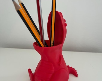 Dinosaur Toothbrush Holder: Fun Kids Pencil Organizer