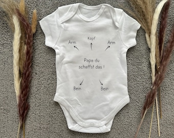 Baby Body "Daddy, you can do it!" - Pregnancy - Baby - Gift ideas, birth, birth gift