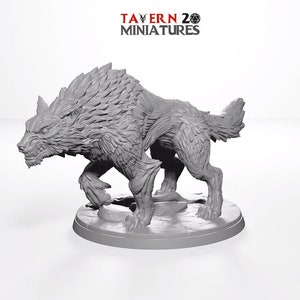 Orr'ug Wolves Set | 3D Printed Resin Miniatures | Wolves | Tabletop Gaming | Artisans Guild