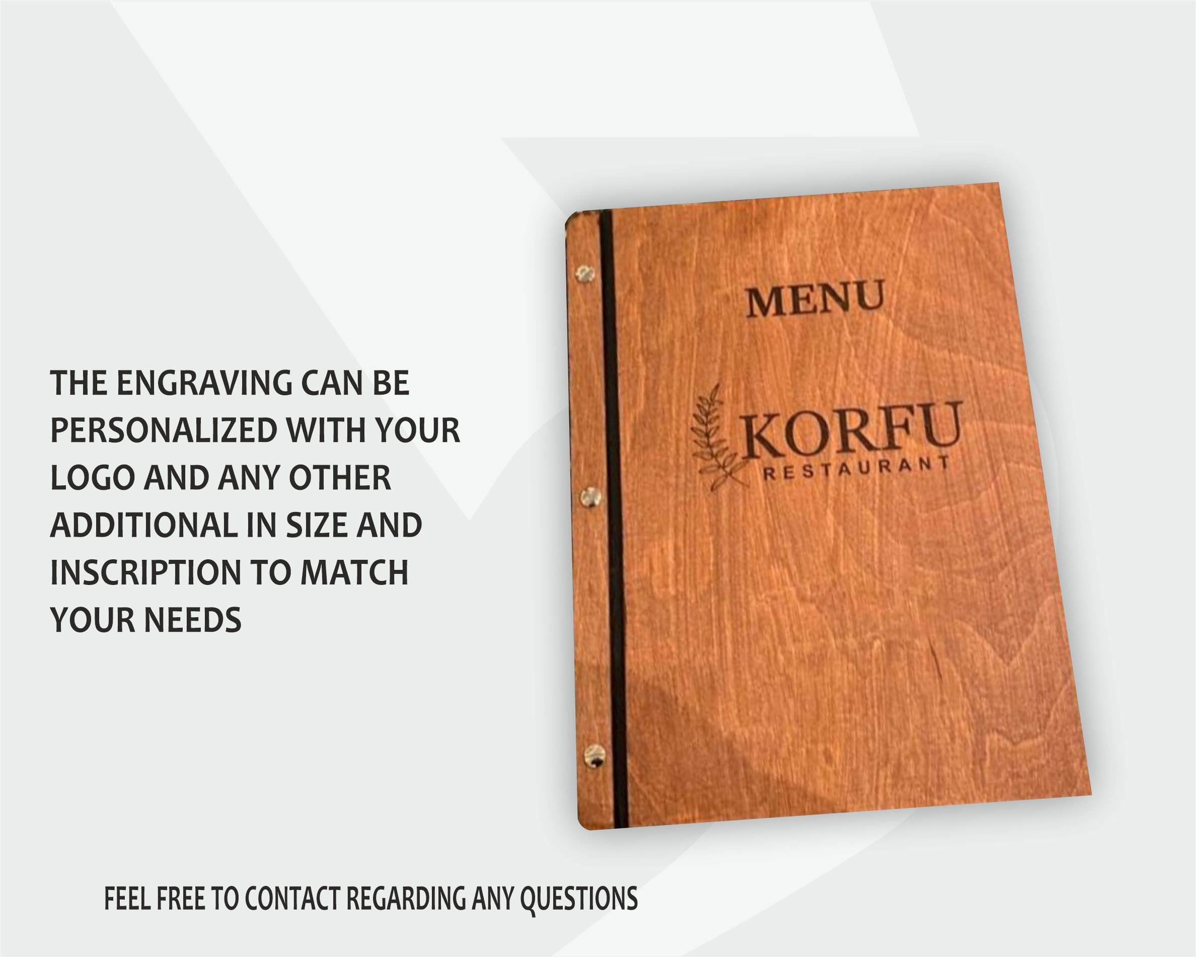 Wooden Menu Holder Speisekarte Holz Restaurant Menu Holder Etsy