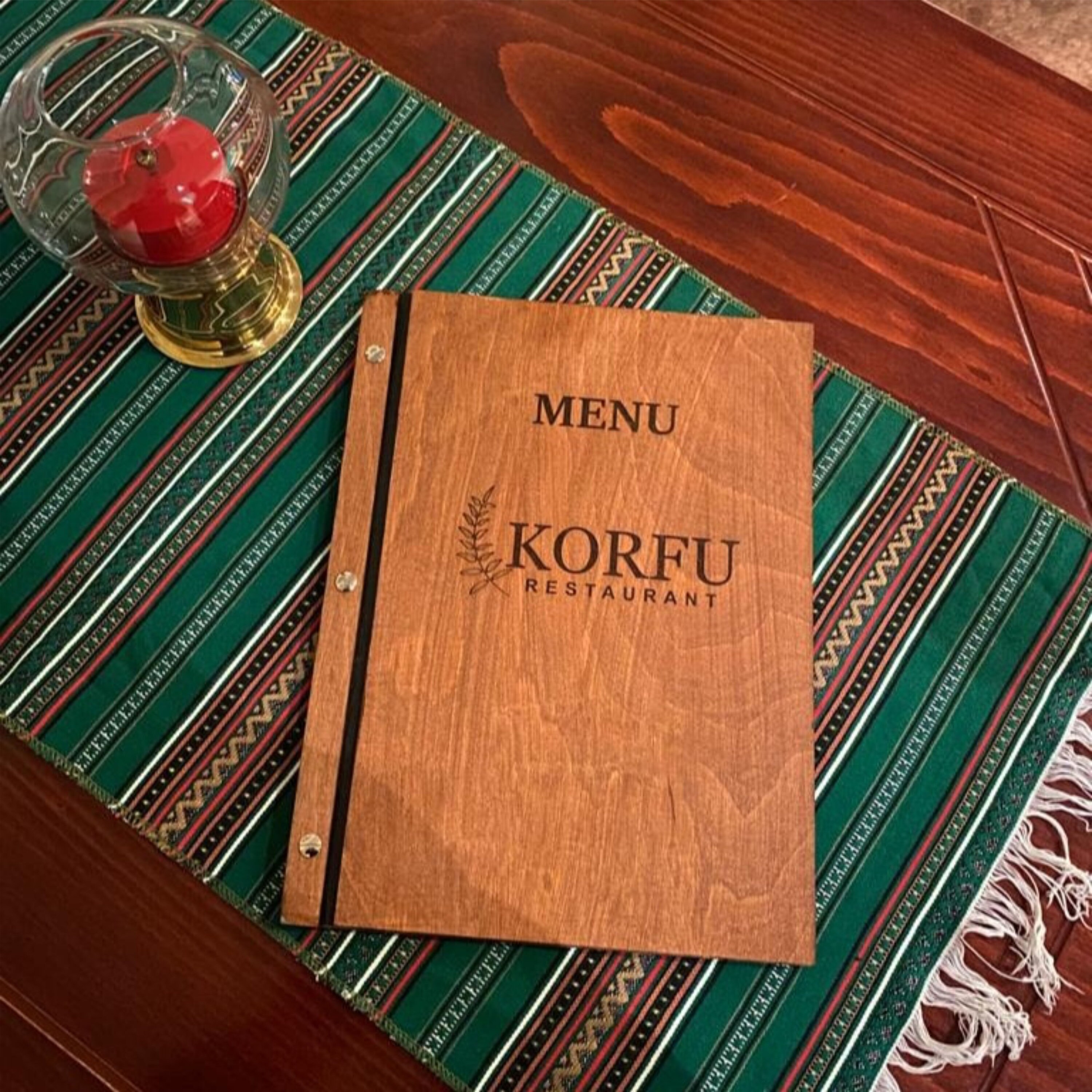 Wooden Menu Holder Speisekarte Holz Restaurant Menu Holder Etsy