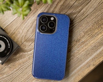Denim Magnetic Tough iPhone Case