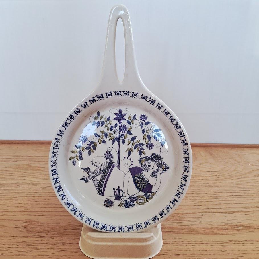 Figgjo Flint Lotte Wall Plate Pan • Turi-design • Mid-century