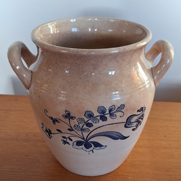 Pot à cruche ancien en grès, poterie suédoise, pot Gustavsberg Stenmassa Suède
