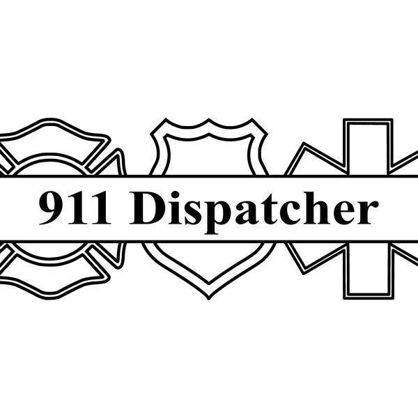 Dispatcher svg, dispatch vector, Fire Police EMT, cut file, svg/jpg/png/pdf