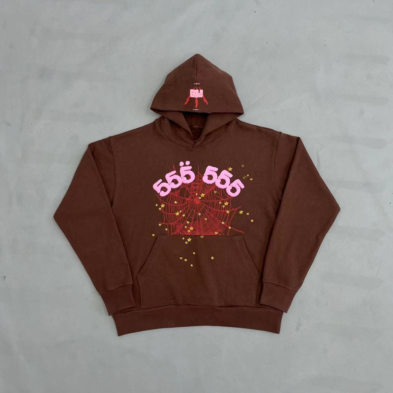 HIGH QUALITY Spider 555 Hoodie in Brown - Etsy