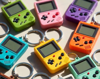 Mini Retro Game Keychain STL File