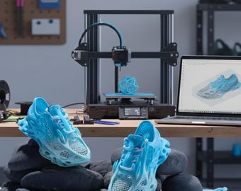 Archivos STL de zapatillas impresas en 3D: Zapatos ligeros de verano (descarga digital)