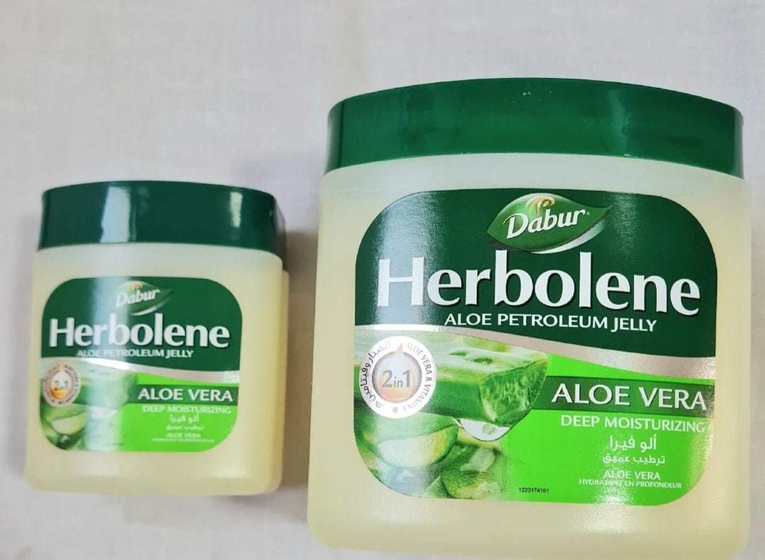 2 Dabur Herbolene Aloe Petroleum Jelly SET OF 2 425ml & 115 Pack