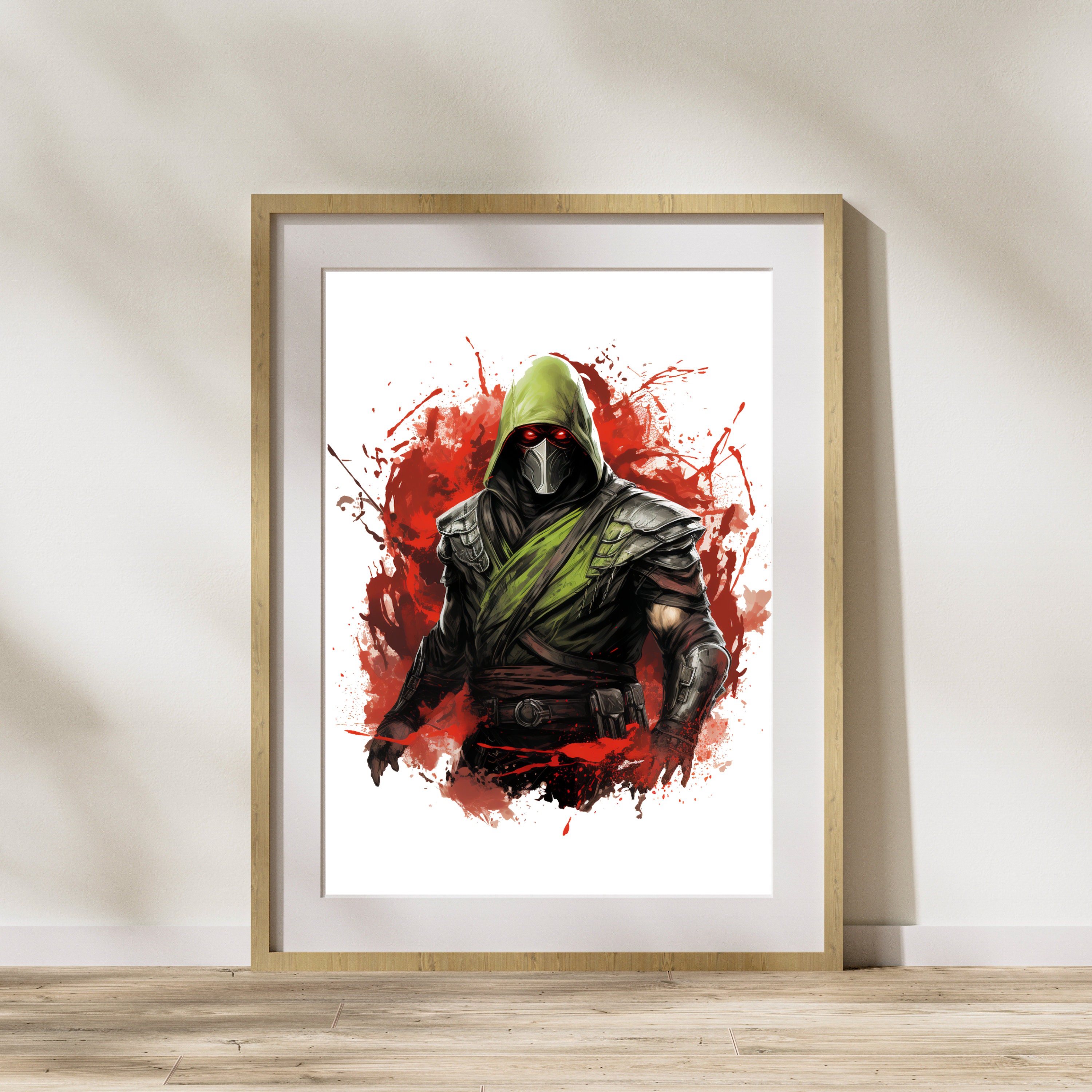 Mortal Kombat Printable Set of 8 Mortal Kombat Printable Wall - Etsy