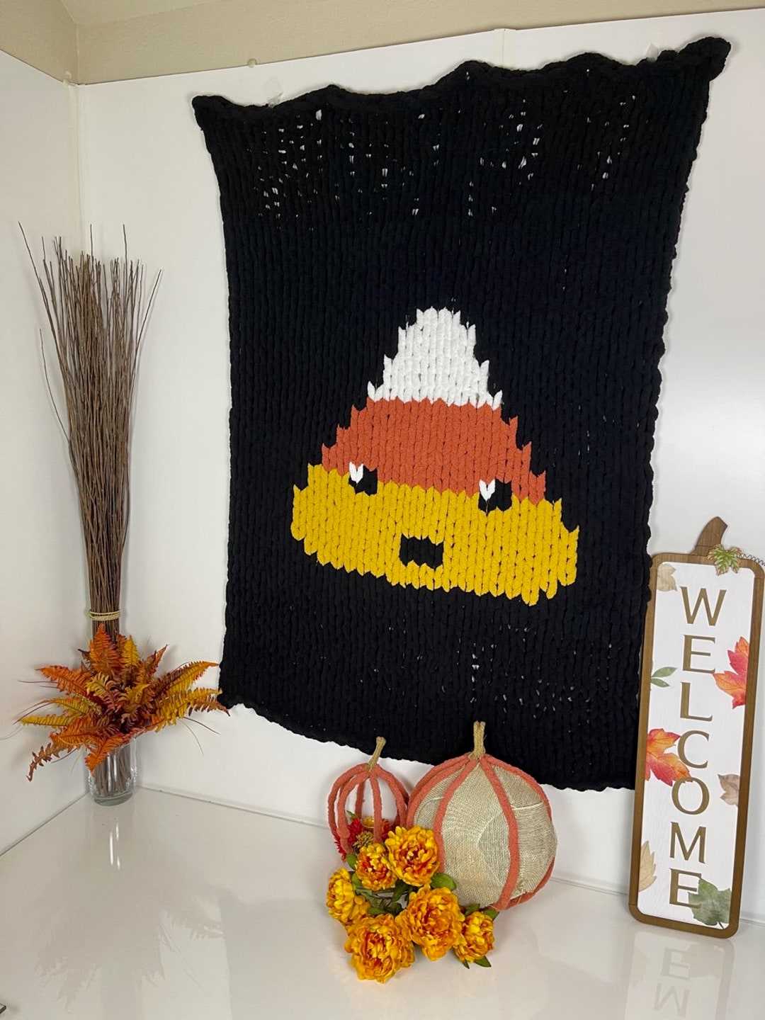 Corn Print Pattern Blanket