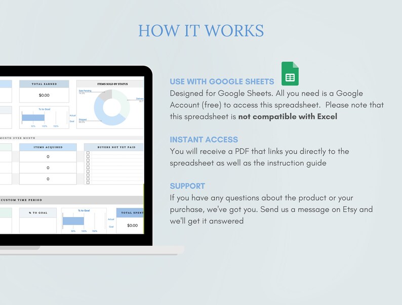 Reseller Inventory Tracker Spreadsheet, Inventory Management Google