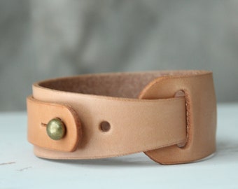 leather adjustable cuff